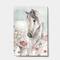 Designart - watercolors Pink Wild Horses II - Farmhouse Premium Canvas Wall Art